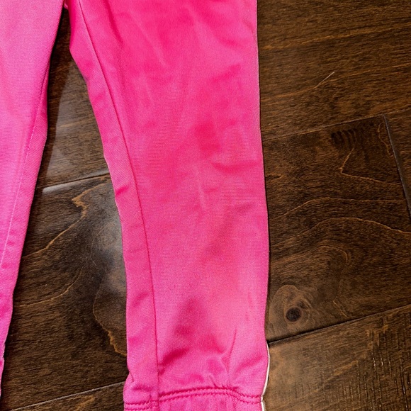 Toddler Girl Nike Jogging FZ Set Pink and Leopard Print Tracksuit Size 2T - Picture 10 of 16